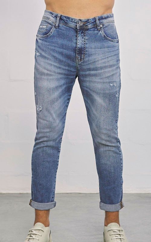 Calça jeans skinny cropped masculina - INDIGO