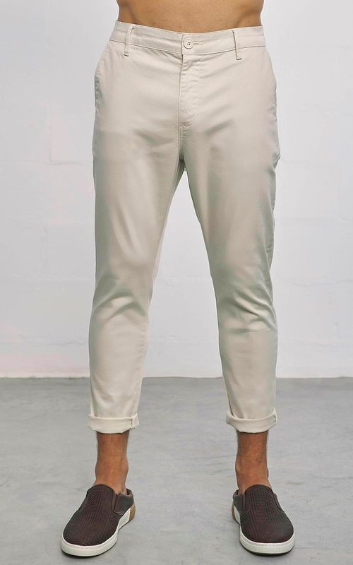 Calça casual masculina - AREIA