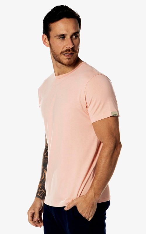Camiseta manga curta lisa masculina - TULIPA