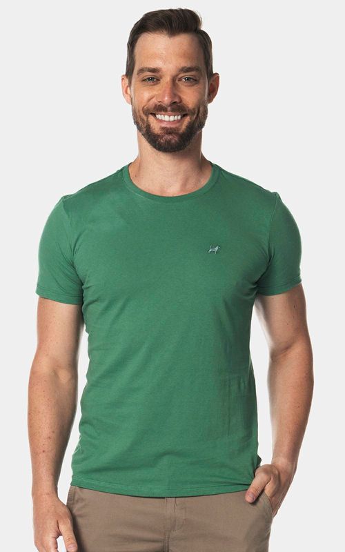 Camiseta básica manga curta masculina - MANTRA