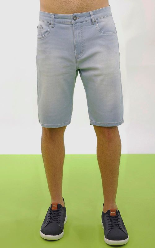 Bermuda jeans slim masculina - INDIGO