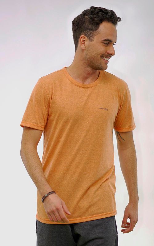 Camiseta estampa minimalista - MANDARINA