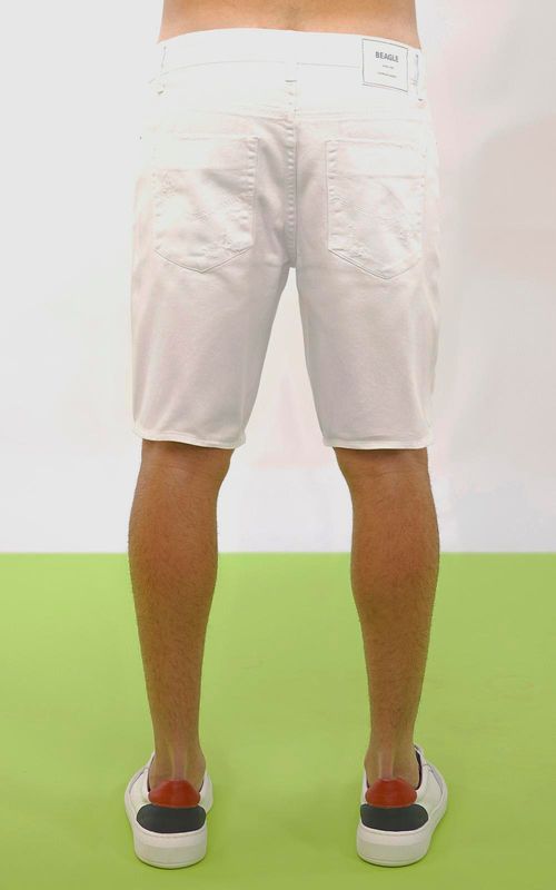 Bermuda sarja masculina - BRANCO