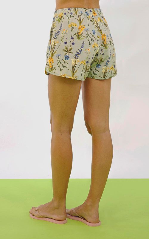 Beach Shorts estampado feminino - BOTANIQUE