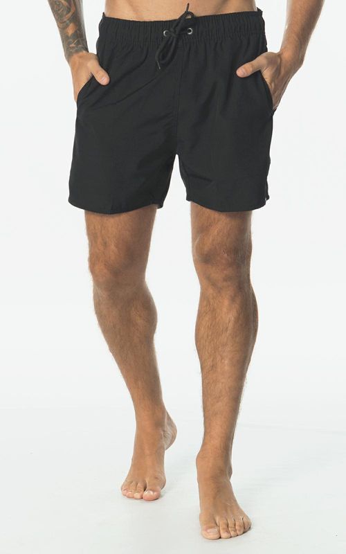 Shorts de banho masculino - PRETO