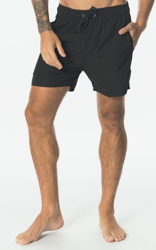 Shorts de banho masculino - PRETO