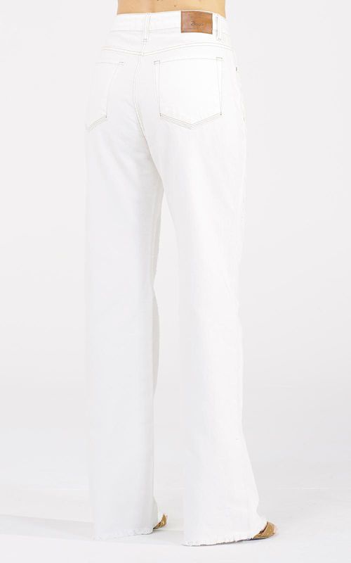 Calça Feminina Wide Leg - NATURAL