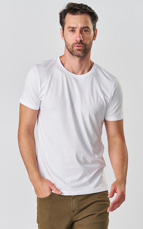 Camiseta Algodão Pima Beagle::: - BRANCO