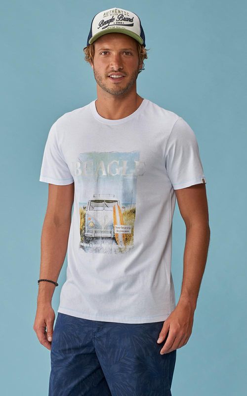 Camiseta Estampada - BRANCO