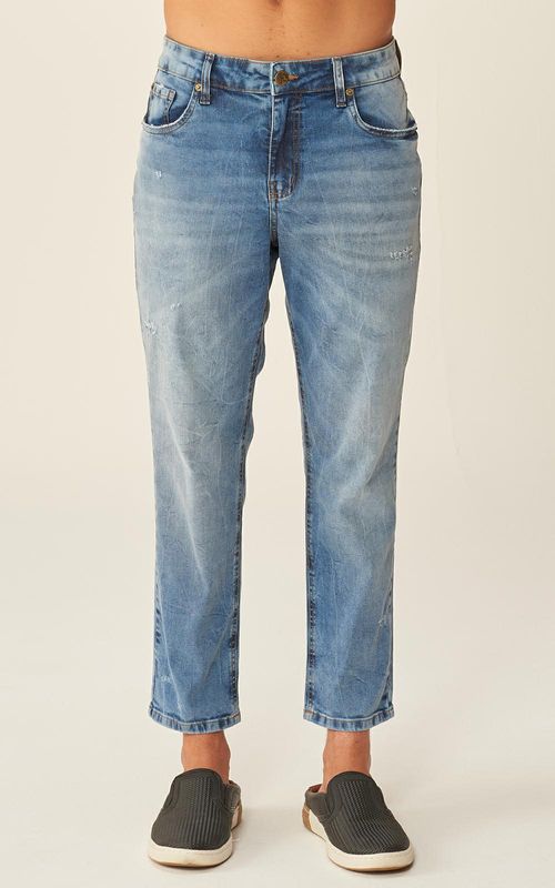 Calça Jeans Masculina Skinny Cropped - INDIGO