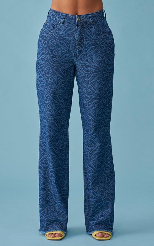 Calça  Feminina Wide Leg - INDIGO