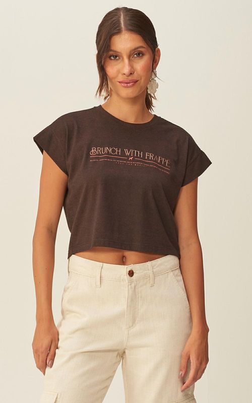 Regata Cropped Coffee - BRONZEADO