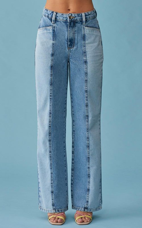 Calça  Jeans Feminina Wide Leg - INDIGO