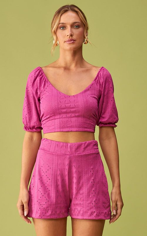 Blusa Laise com amarração - PITAYA