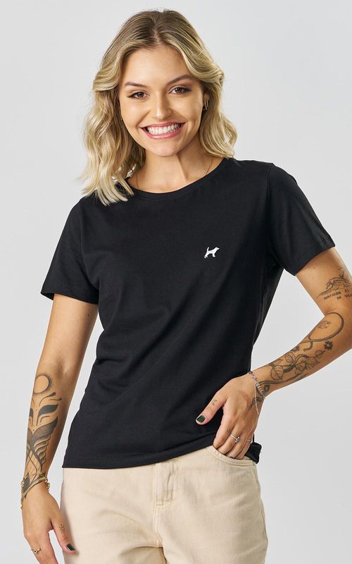 Camiseta Pima - PRETO