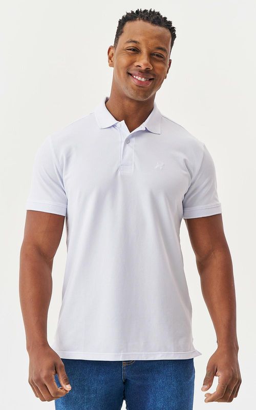 Polo M/C Pima - BRANCO