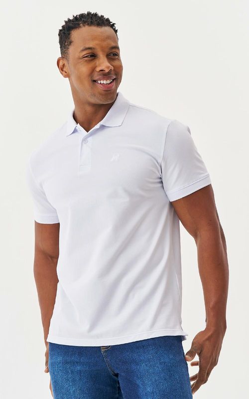 Polo M/C Pima - BRANCO
