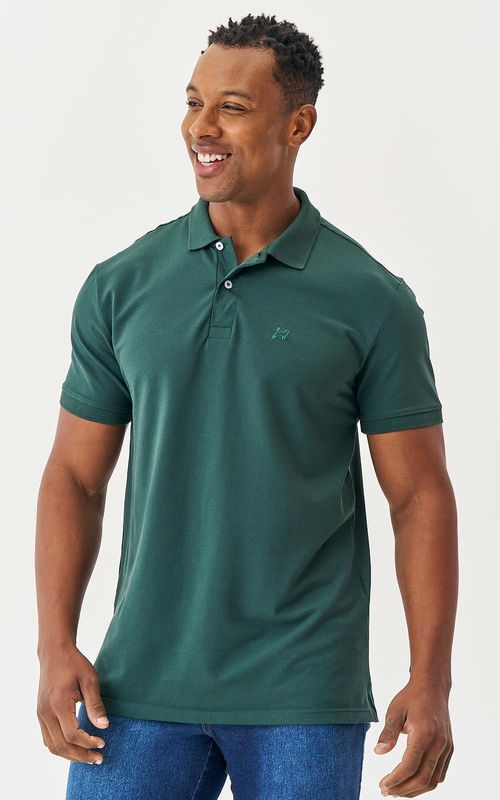 Polo M/C Premium - VRD BLACK GREEN