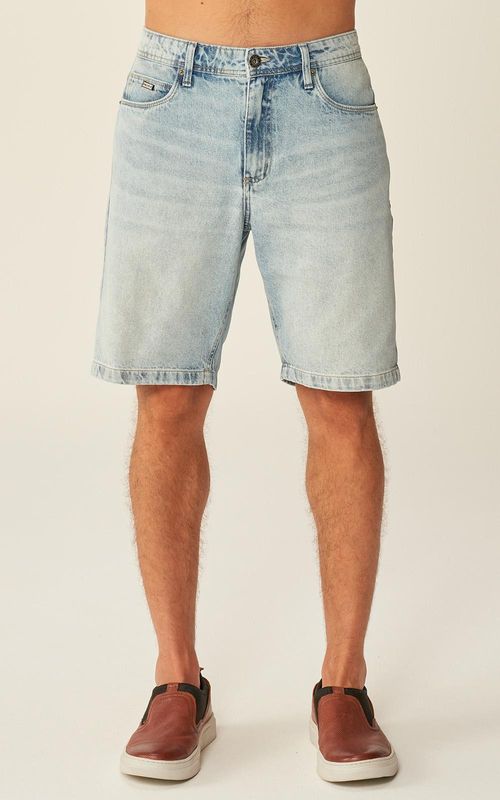 Bermuda Jeans Reta Masculina - INDIGO