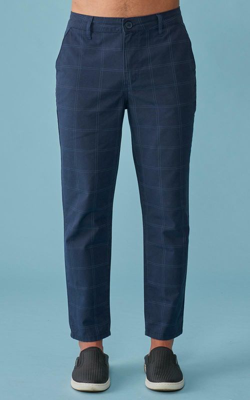 Calça Masculina Casual Cropped - PETROLEO