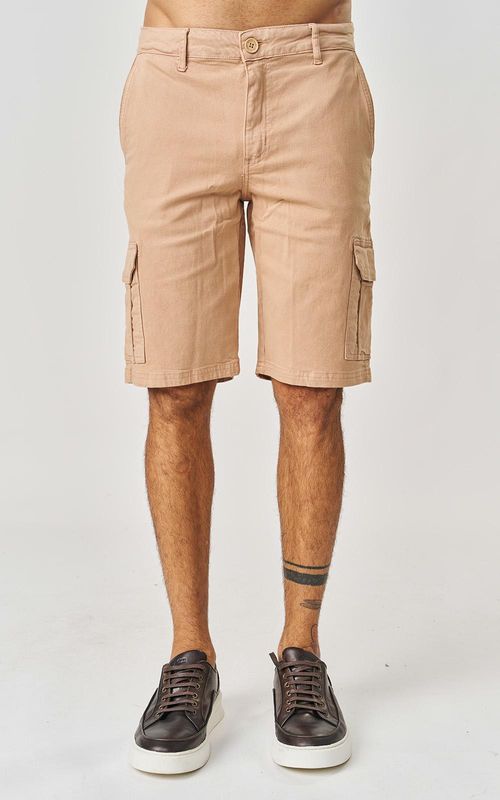 Bermuda Sarja Cargo Masculina - CONCHA