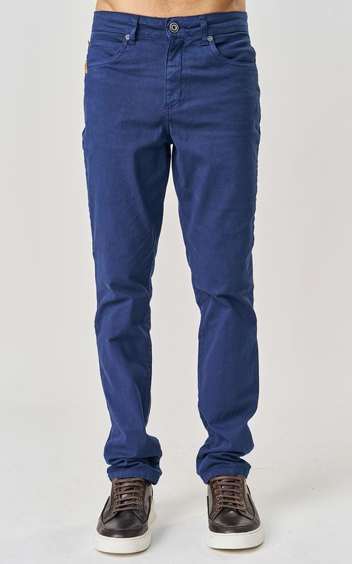 Calça Sarja Slim Masculina - MARINHO