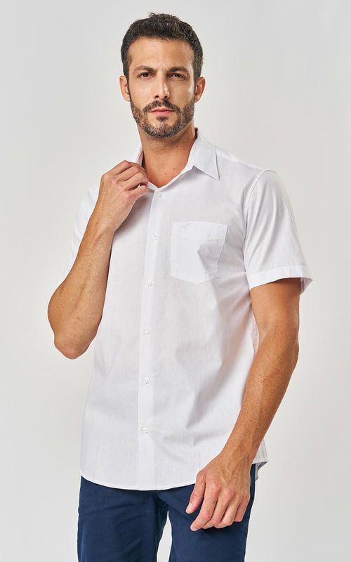 Camisa Masculina básica - BRANCO