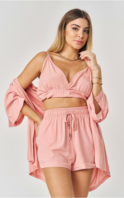 Shorts Solto Viscose Lisa - TULIPA