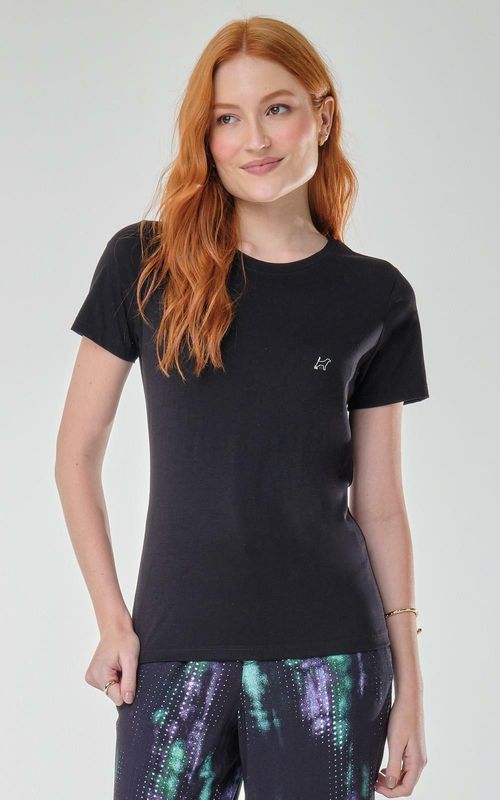 Camiseta Feminina Pima - PRETO