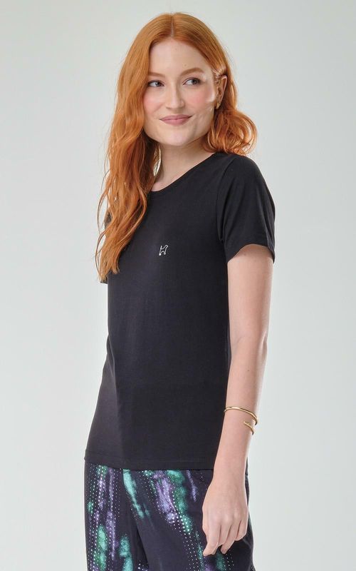 Camiseta Feminina Pima - PRETO