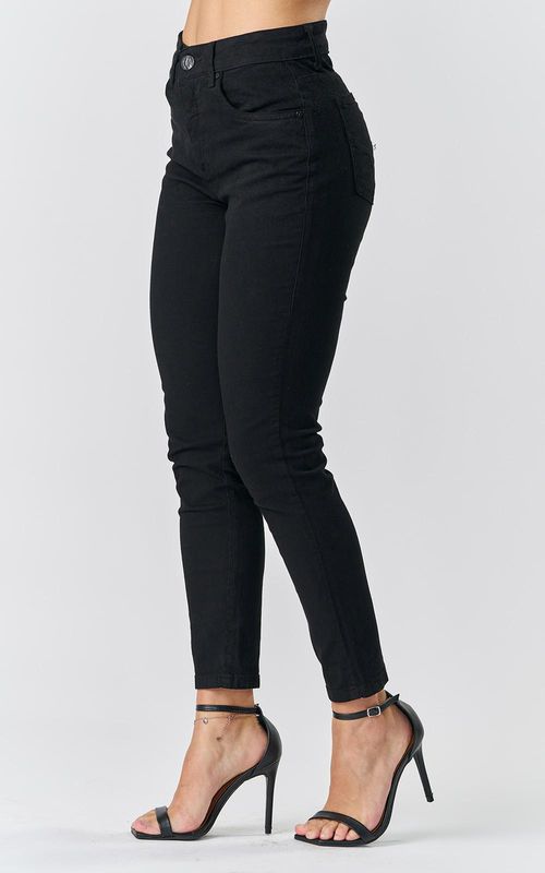 Calça Sarja Cigarrete Feminina - PRETO