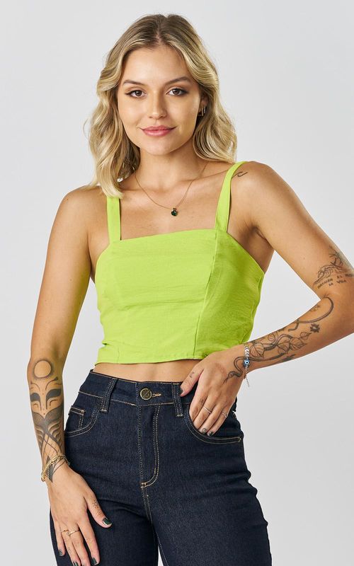 Blusa Top Cropped Flow - FRESCOR