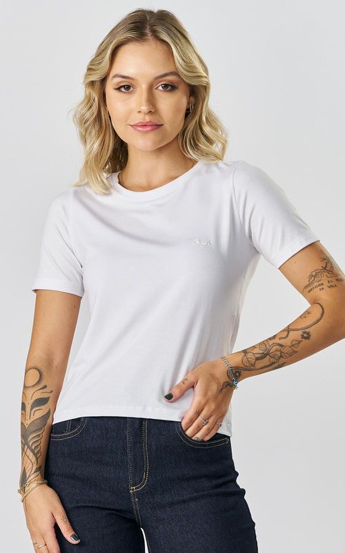 Camiseta Feminina Premium - BRANCO