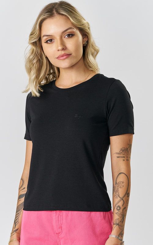 Camiseta Feminina Premium - PRETO