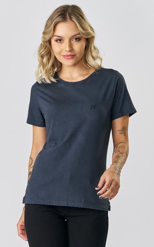 Camiseta Feminina Colors - PRETO