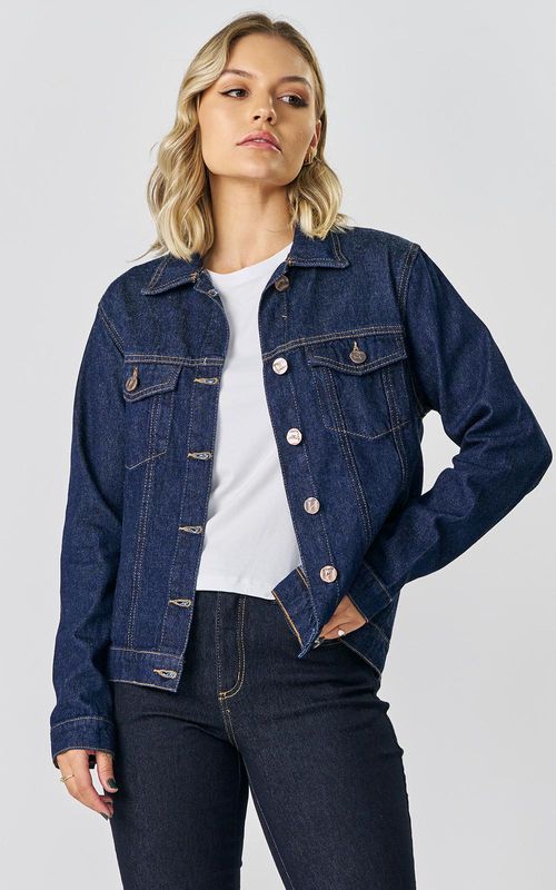 Jaqueta Feminina Trucker - INDIGO