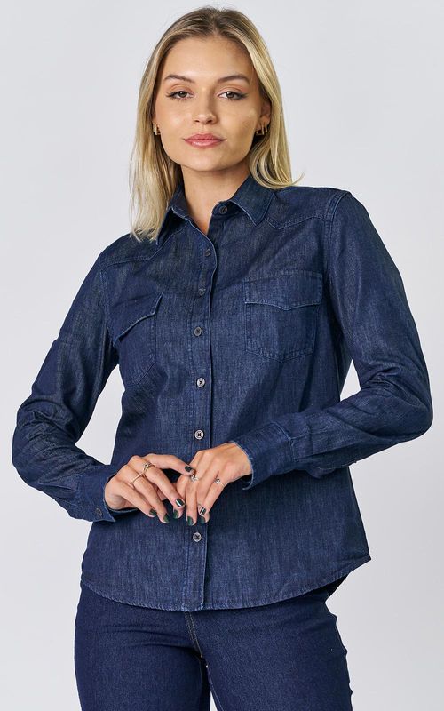 Camisa Feminina Jeans - INDIGO