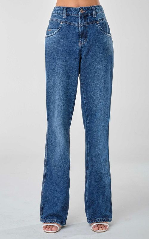 Calça Jeans Wide Leg Feminina - INDIGO