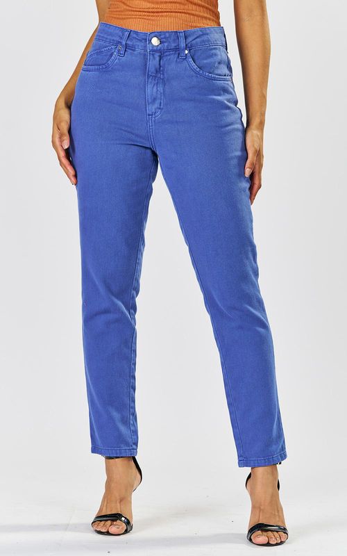 Calça Sarja Mom Colors Feminina - OCEANO