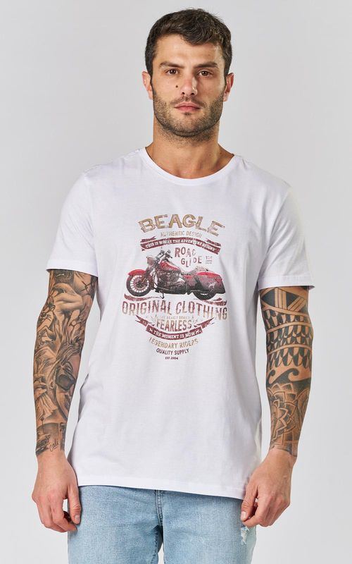 Camiseta Estampada - BRANCO