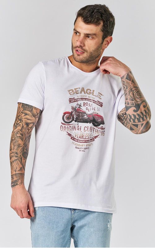 Camiseta Estampada - BRANCO