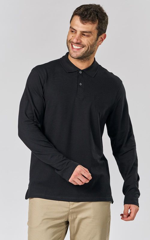 Polo ML Premium - PRETO