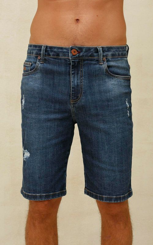 Bermuda Masculina Slim - INDIGO