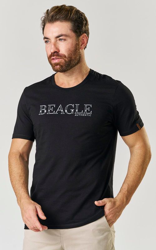 Camiseta Estampada - PRETO