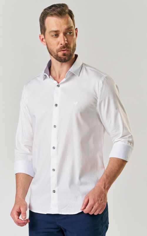 Camisa Masc. ML - BRANCO