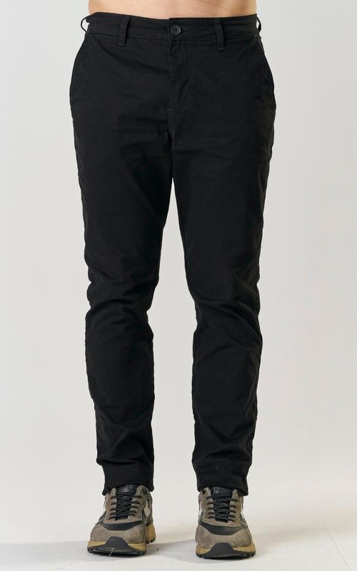 Calça Masculina Slim Sarja - PRETO