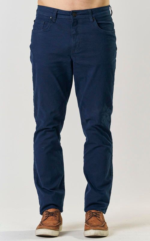 Calça Masculina Regular Sarja - MARINHO