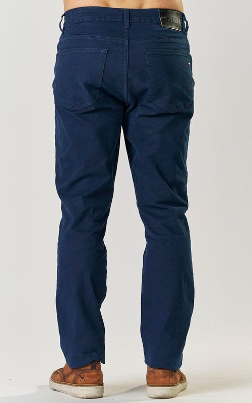 Calça Masculina Regular Sarja - MARINHO