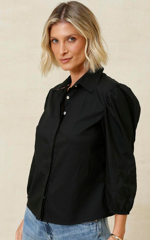 Camisa Feminina - PRETO