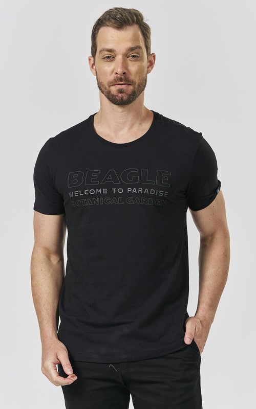 Camiseta Estampada - PRETO